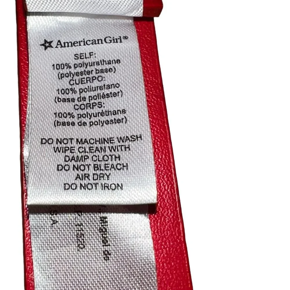 American Girl Red Belt Bag Luciana GOTY Match for Girls